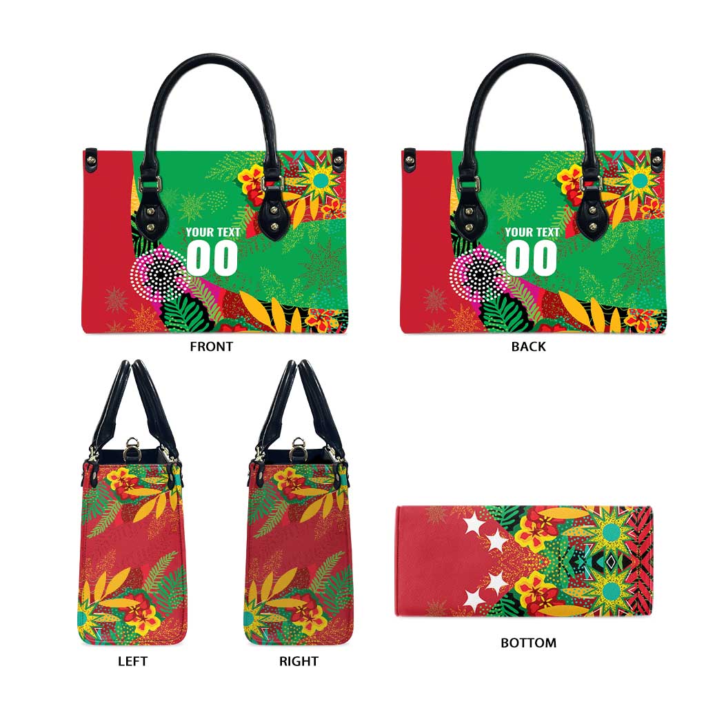 Custom Caribbean Cricket St Kitts and Nevis Leather Bag Patriots Reign 2025 - Wonder Print Shop