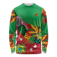 Custom Caribbean Cricket St Kitts and Nevis Long Sleeve Shirt Patriots Reign 2025 - Wonder Print Shop