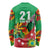 Custom Caribbean Cricket St Kitts and Nevis Long Sleeve Shirt Patriots Reign 2025 - Wonder Print Shop