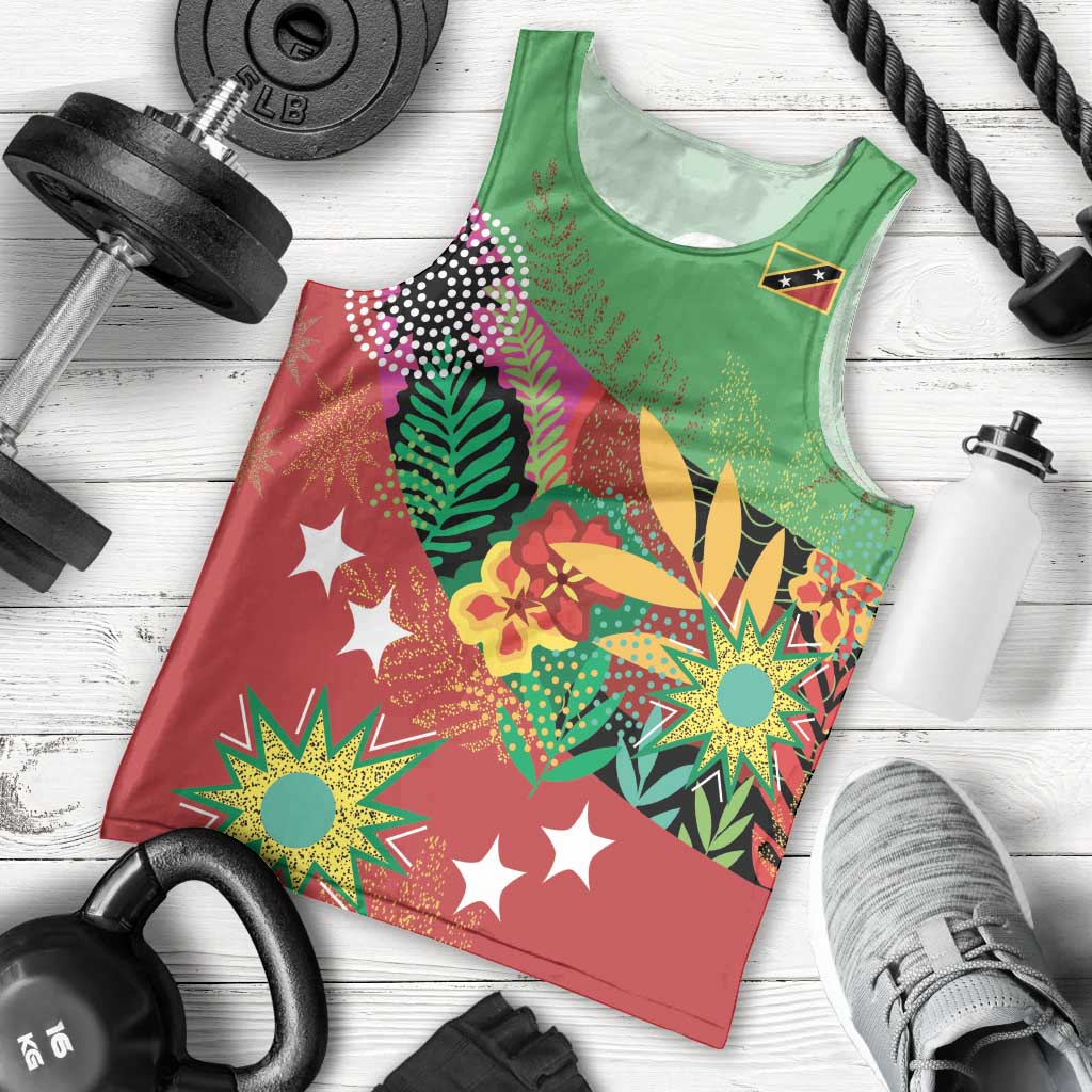 Custom Caribbean Cricket St Kitts and Nevis Men Tank Top Patriots Reign 2025 - Wonder Print Shop