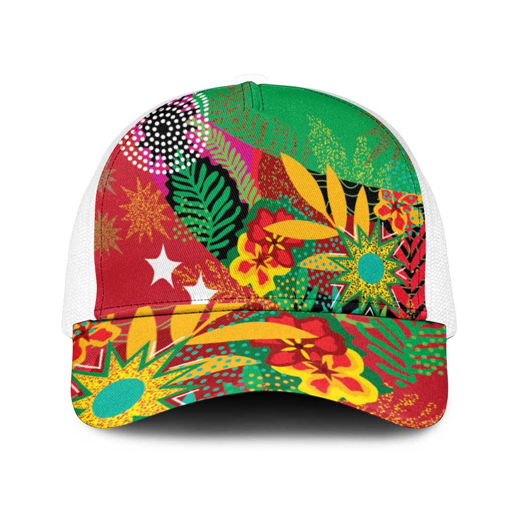 Caribbean Cricket St Kitts and Nevis Mesh Trucker Cap Patriots Reign 2025 - Wonder Print Shop