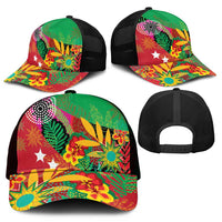 Caribbean Cricket St Kitts and Nevis Mesh Trucker Cap Patriots Reign 2025 - Wonder Print Shop