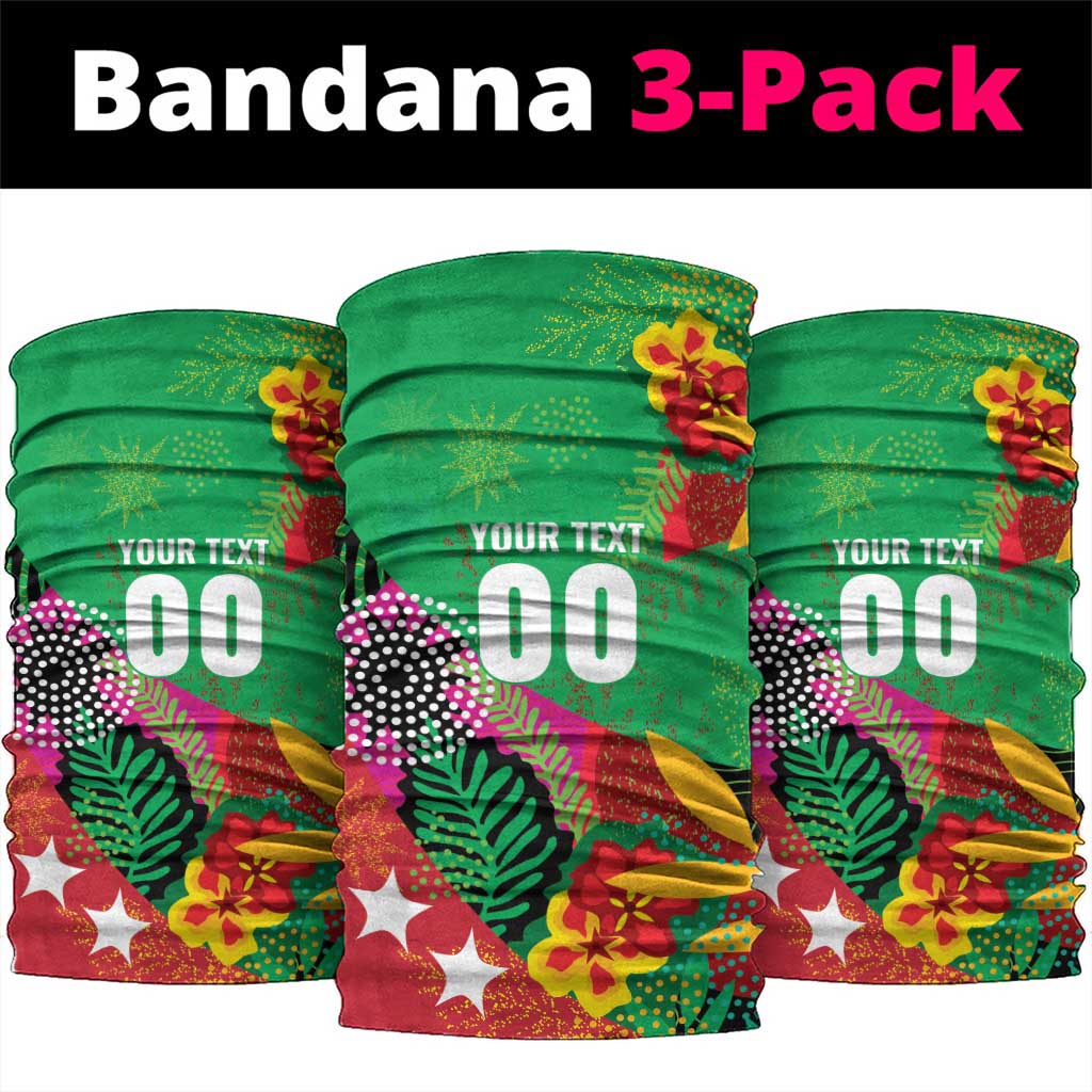 Custom Caribbean Cricket St Kitts and Nevis Neck Gaiter Patriots Reign 2025 - Wonder Print Shop