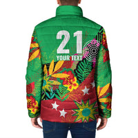 Custom Caribbean Cricket St Kitts and Nevis Padded Jacket Patriots Reign 2025 - Wonder Print Shop