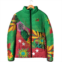 Custom Caribbean Cricket St Kitts and Nevis Padded Jacket Patriots Reign 2025 - Wonder Print Shop