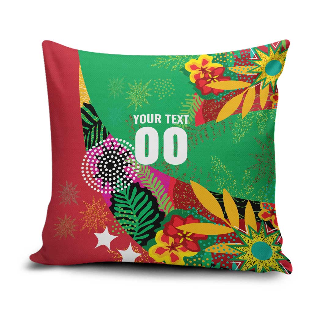 Custom Caribbean Cricket St Kitts and Nevis Pillow Cover Patriots Reign 2025 - Wonder Print Shop