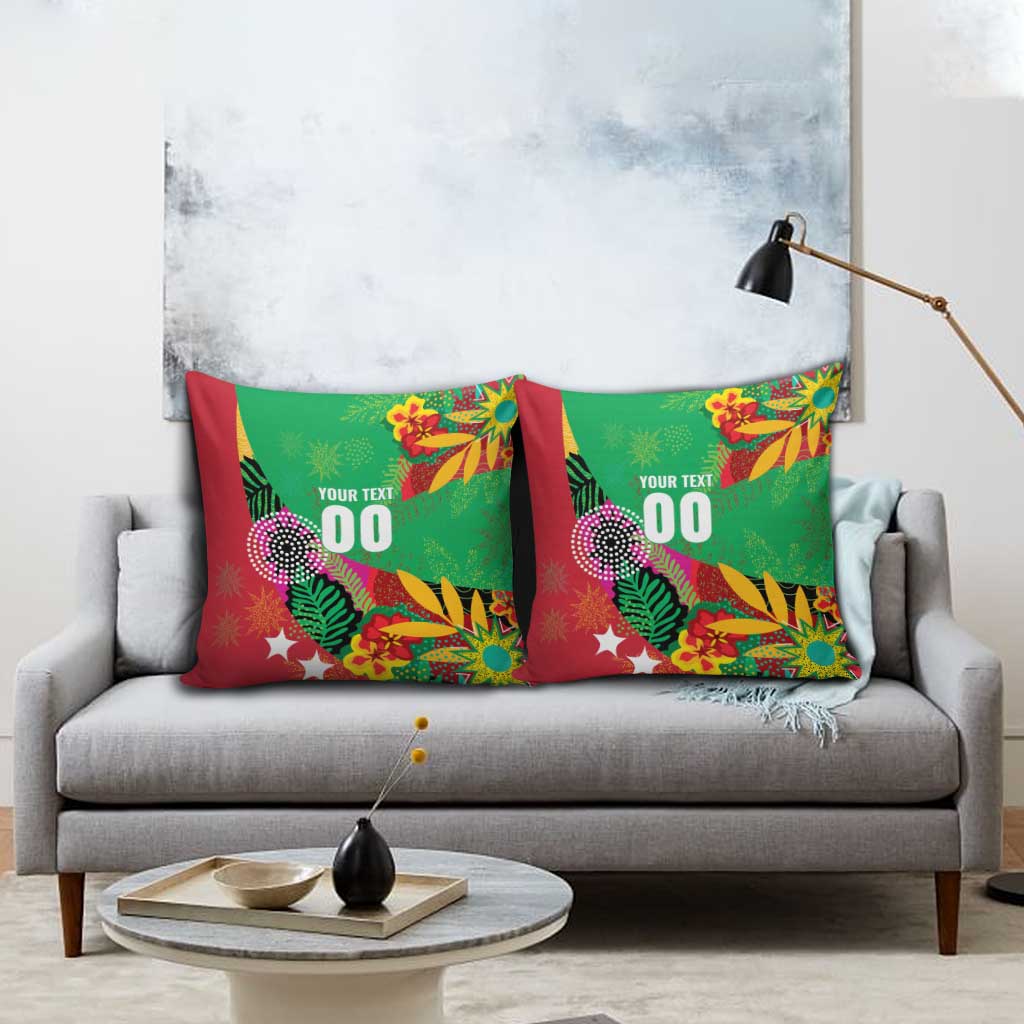 Custom Caribbean Cricket St Kitts and Nevis Pillow Cover Patriots Reign 2025 - Wonder Print Shop