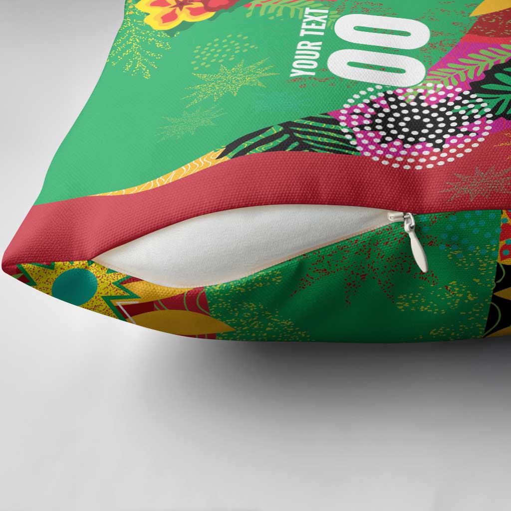 Custom Caribbean Cricket St Kitts and Nevis Pillow Cover Patriots Reign 2025 - Wonder Print Shop