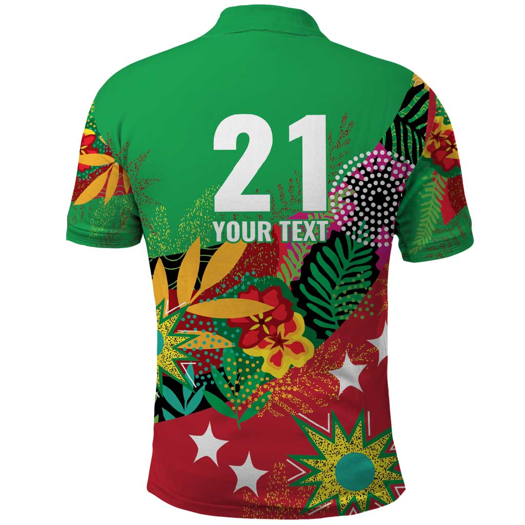 Custom Caribbean Cricket St Kitts and Nevis Polo Shirt Patriots Reign 2025 - Wonder Print Shop