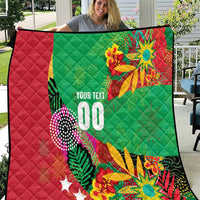 Custom Caribbean Cricket St Kitts and Nevis Quilt Patriots Reign 2025 - Wonder Print Shop