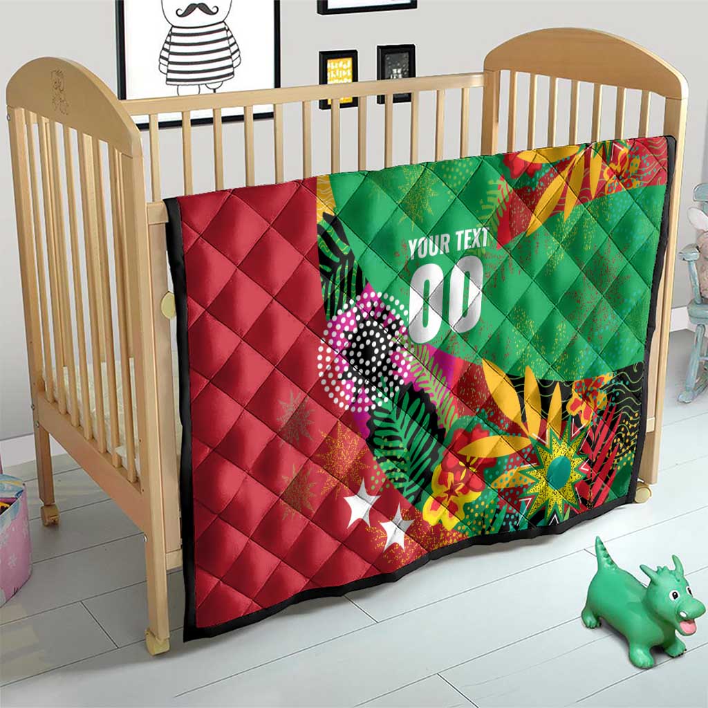 Custom Caribbean Cricket St Kitts and Nevis Quilt Patriots Reign 2025 - Wonder Print Shop