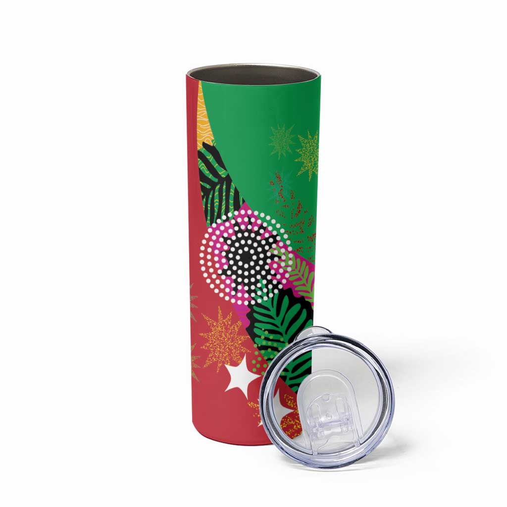Custom Caribbean Cricket St Kitts and Nevis Skinny Tumbler Patriots Reign 2025 - Wonder Print Shop