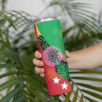 Custom Caribbean Cricket St Kitts and Nevis Skinny Tumbler Patriots Reign 2025 - Wonder Print Shop