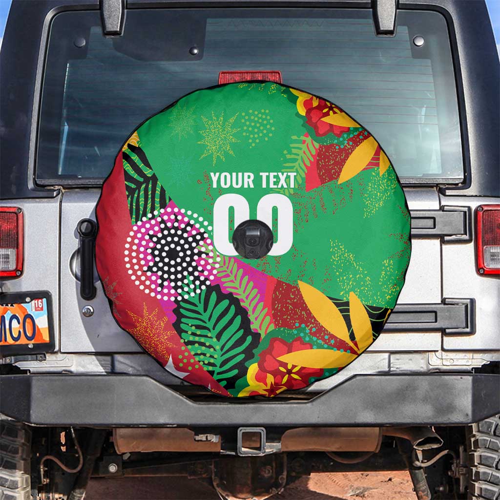 Custom Caribbean Cricket St Kitts and Nevis Spare Tire Cover Patriots Reign 2025 - Wonder Print Shop