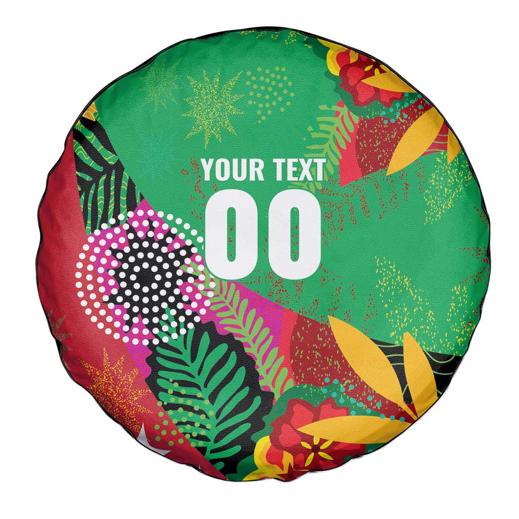 Custom Caribbean Cricket St Kitts and Nevis Spare Tire Cover Patriots Reign 2025 - Wonder Print Shop