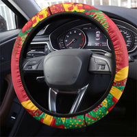 Caribbean Cricket St Kitts and Nevis Steering Wheel Cover Patriots Reign 2025 - Wonder Print Shop