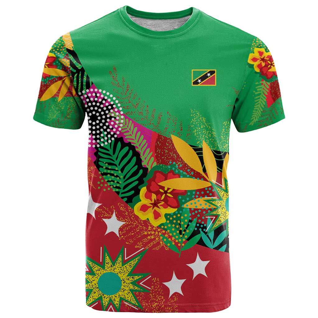 Custom Caribbean Cricket St Kitts and Nevis T Shirt Patriots Reign 2025 - Wonder Print Shop