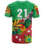 Custom Caribbean Cricket St Kitts and Nevis T Shirt Patriots Reign 2025 - Wonder Print Shop