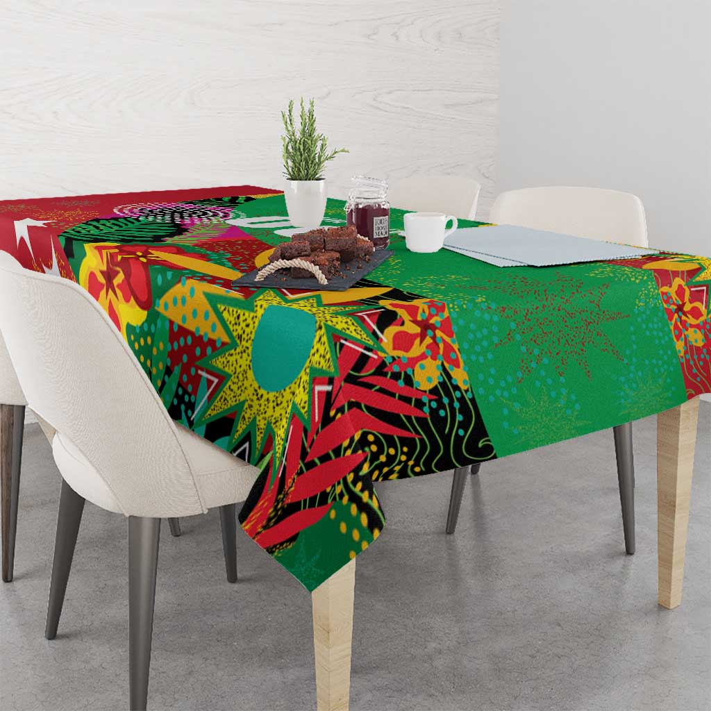 Custom Caribbean Cricket St Kitts and Nevis Tablecloth Patriots Reign 2025 - Wonder Print Shop