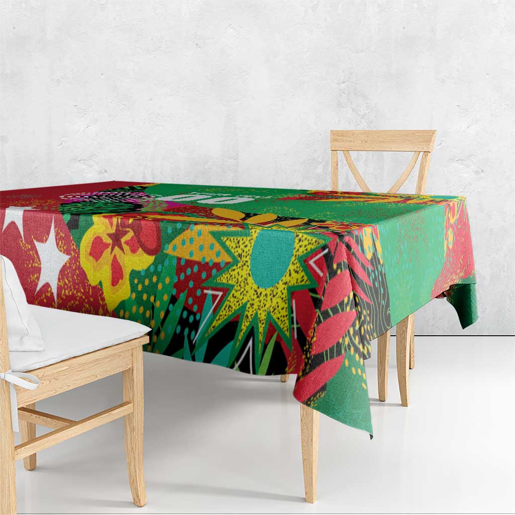 Custom Caribbean Cricket St Kitts and Nevis Tablecloth Patriots Reign 2025 - Wonder Print Shop