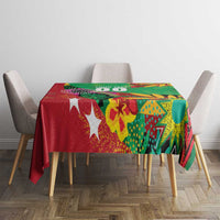 Custom Caribbean Cricket St Kitts and Nevis Tablecloth Patriots Reign 2025 - Wonder Print Shop