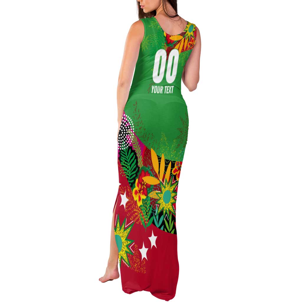 Custom Caribbean Cricket St Kitts and Nevis Tank Maxi Dress Patriots Reign 2025 - Wonder Print Shop