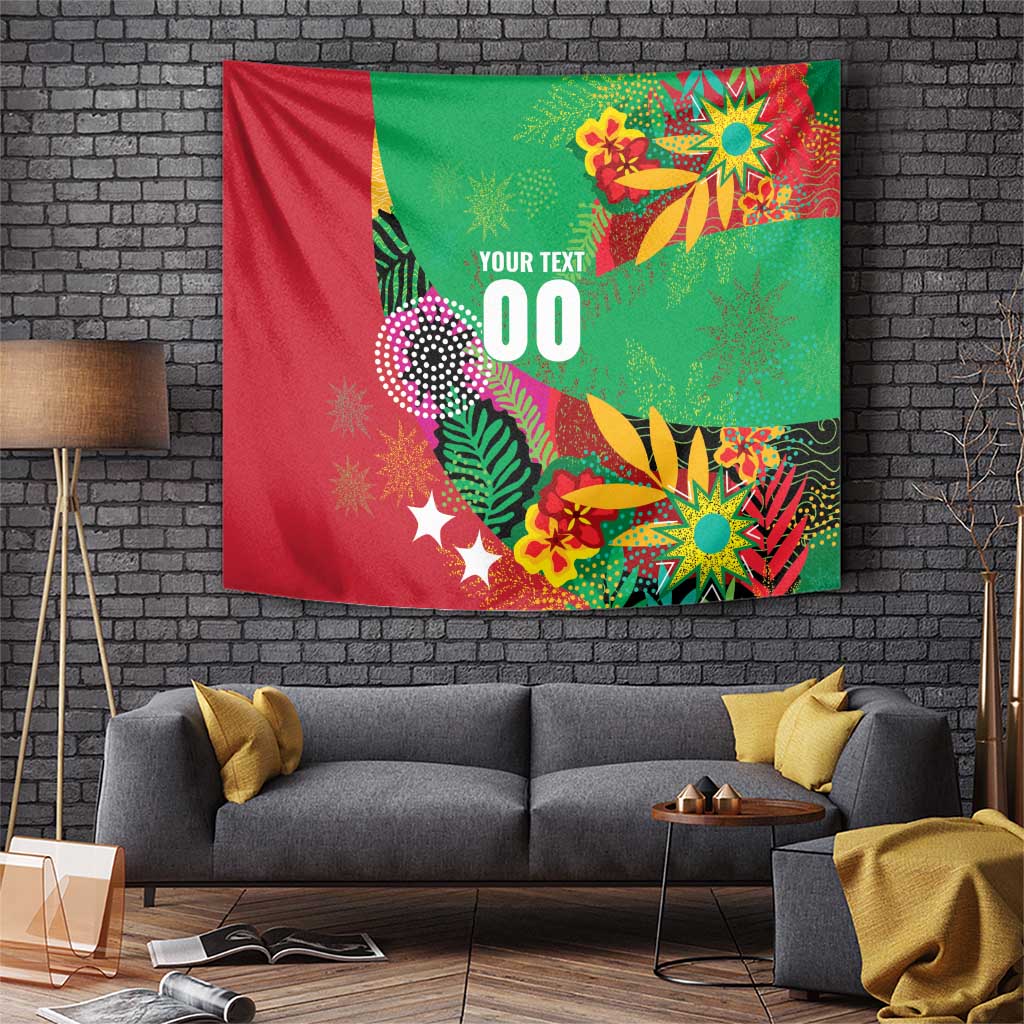 Custom Caribbean Cricket St Kitts and Nevis Tapestry Patriots Reign 2025 - Wonder Print Shop
