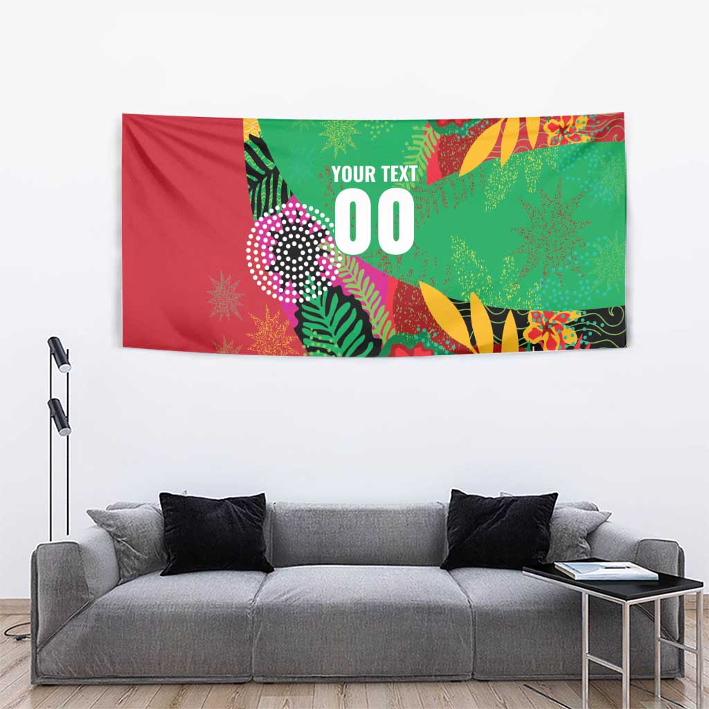 Custom Caribbean Cricket St Kitts and Nevis Tapestry Patriots Reign 2025 - Wonder Print Shop