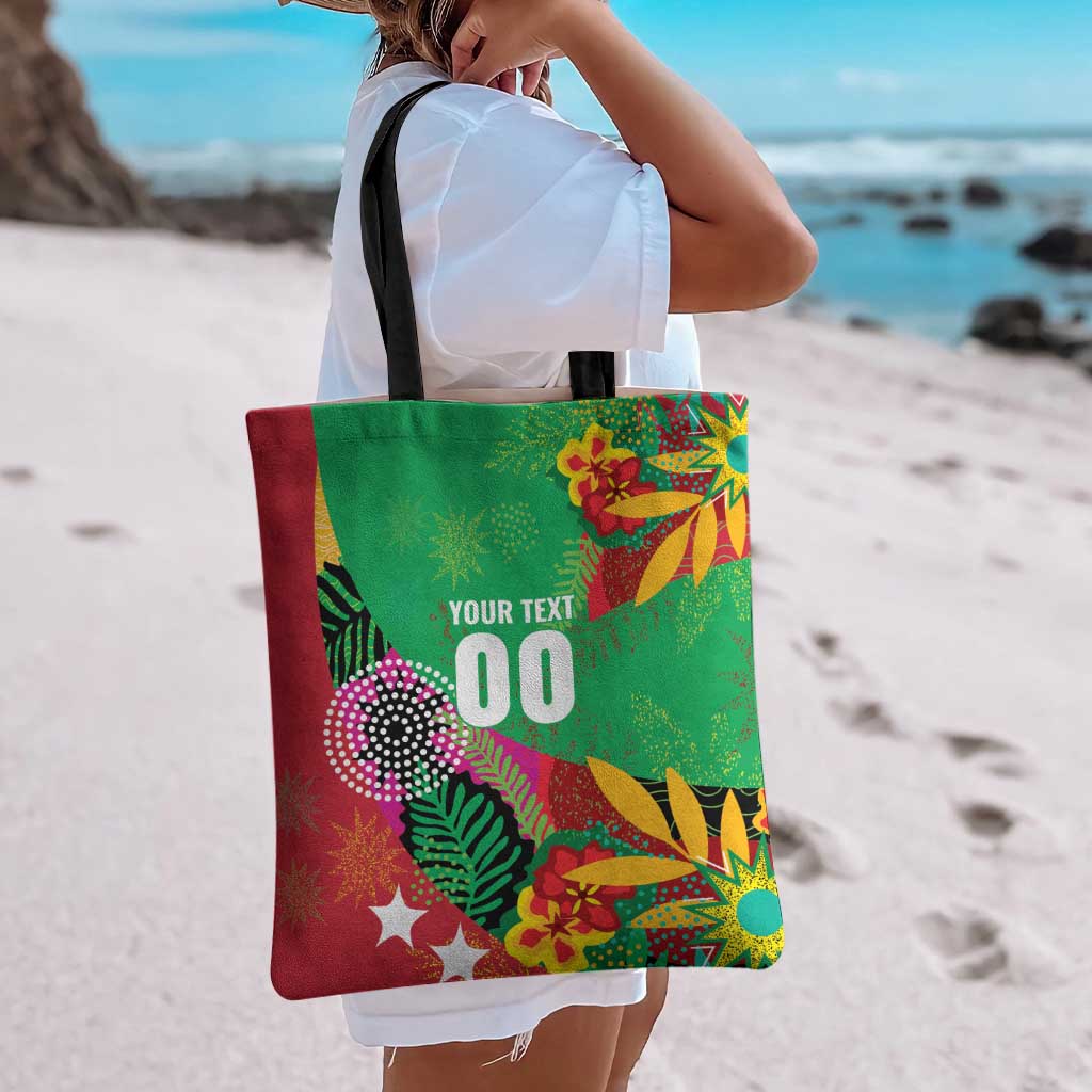 Custom Caribbean Cricket St Kitts and Nevis Tote Bag Patriots Reign 2025 - Wonder Print Shop