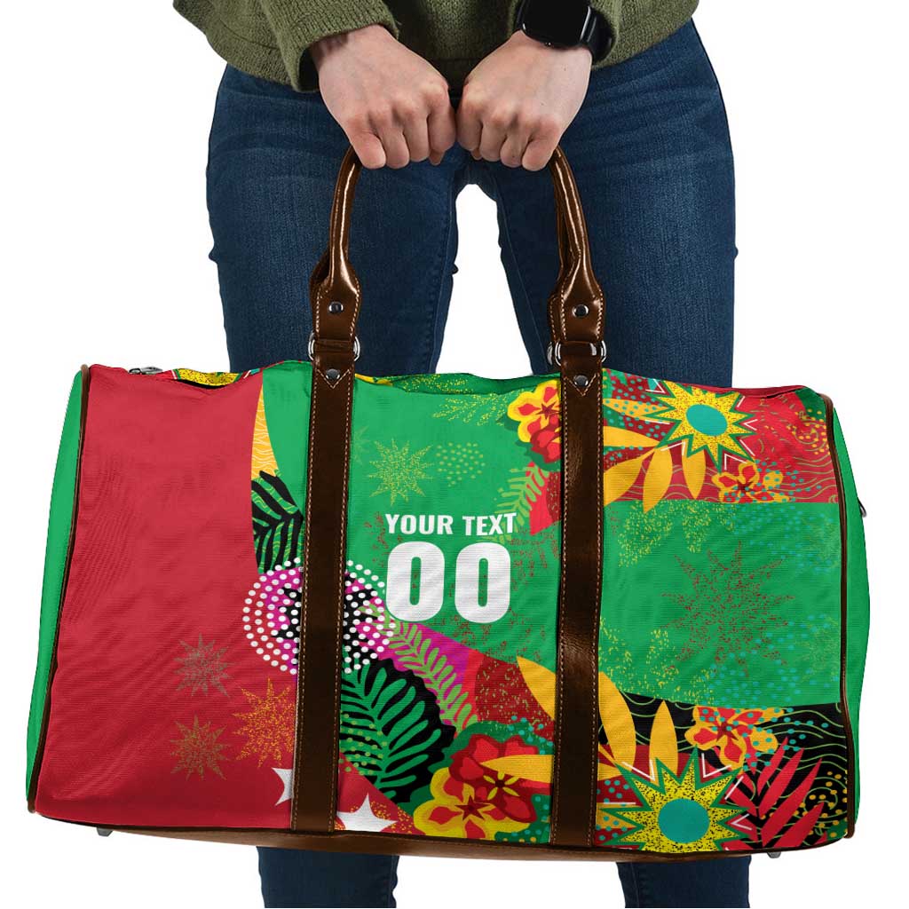 Custom Caribbean Cricket St Kitts and Nevis Travel Bag Patriots Reign 2025 - Wonder Print Shop