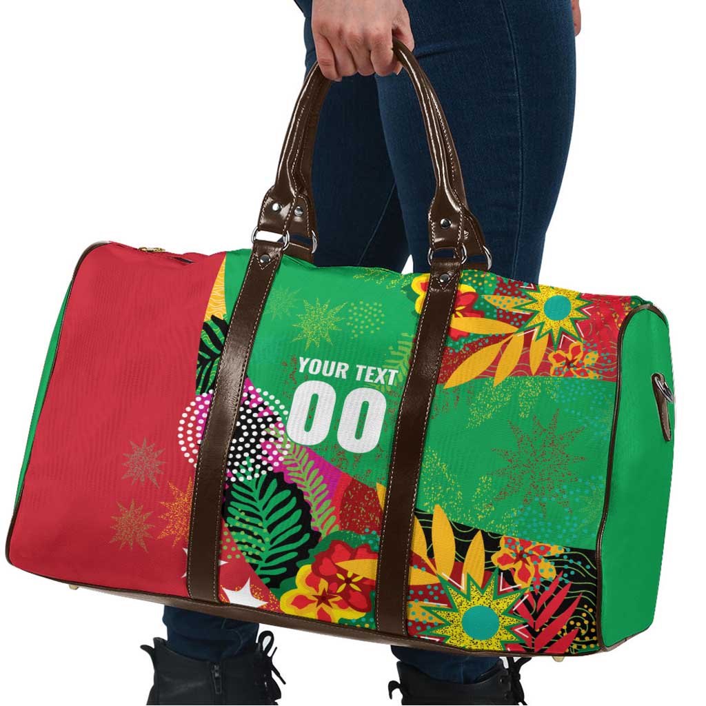 Custom Caribbean Cricket St Kitts and Nevis Travel Bag Patriots Reign 2025 - Wonder Print Shop