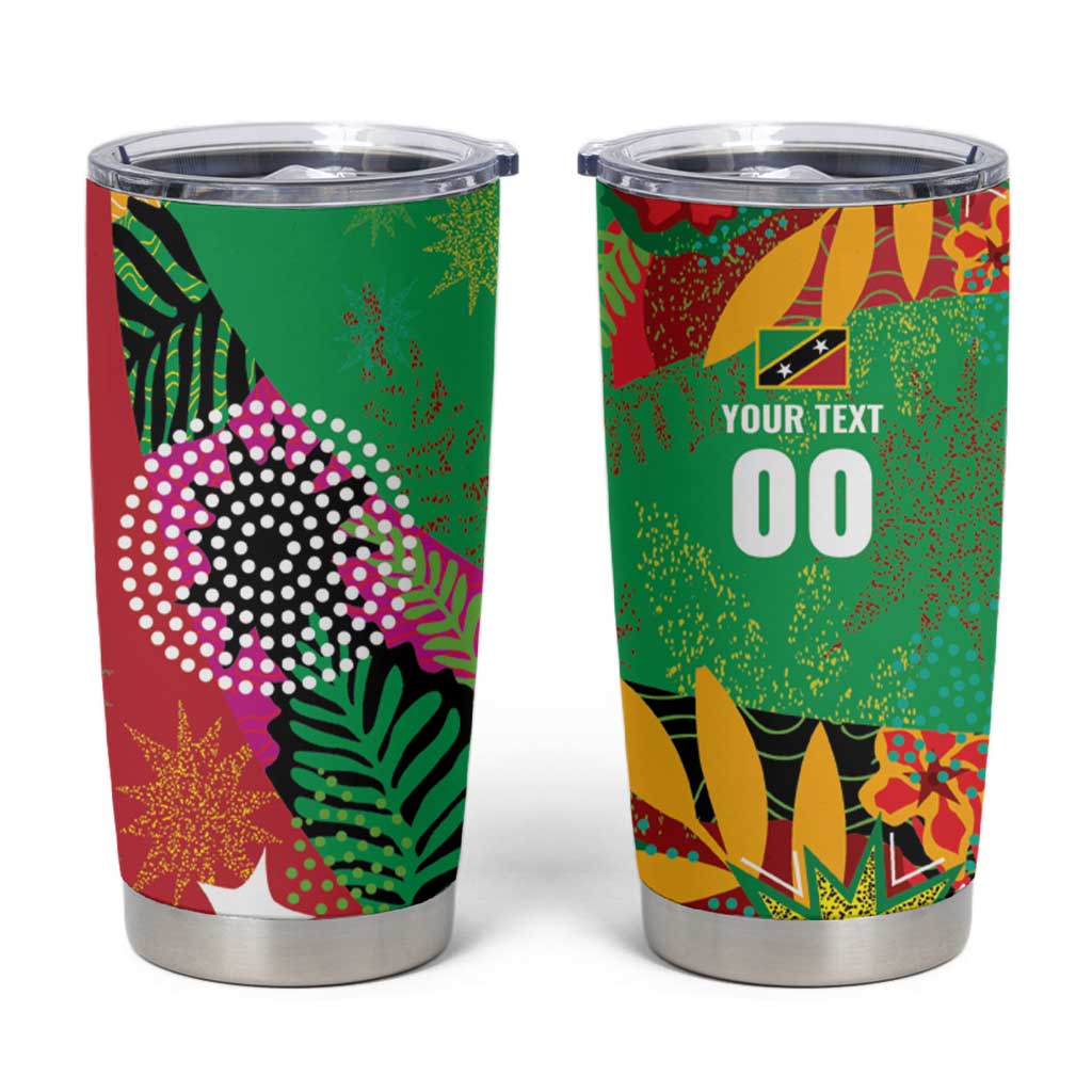 Custom Caribbean Cricket St Kitts and Nevis Tumbler Cup Patriots Reign 2025 - Wonder Print Shop