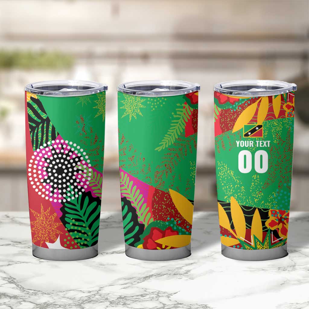 Custom Caribbean Cricket St Kitts and Nevis Tumbler Cup Patriots Reign 2025 - Wonder Print Shop