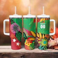 Custom Caribbean Cricket St Kitts and Nevis Tumbler With Handle Patriots Reign 2025 - Wonder Print Shop