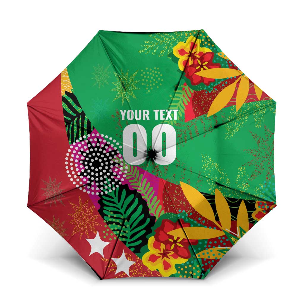 Custom Caribbean Cricket St Kitts and Nevis Umbrella Patriots Reign 2025 - Wonder Print Shop