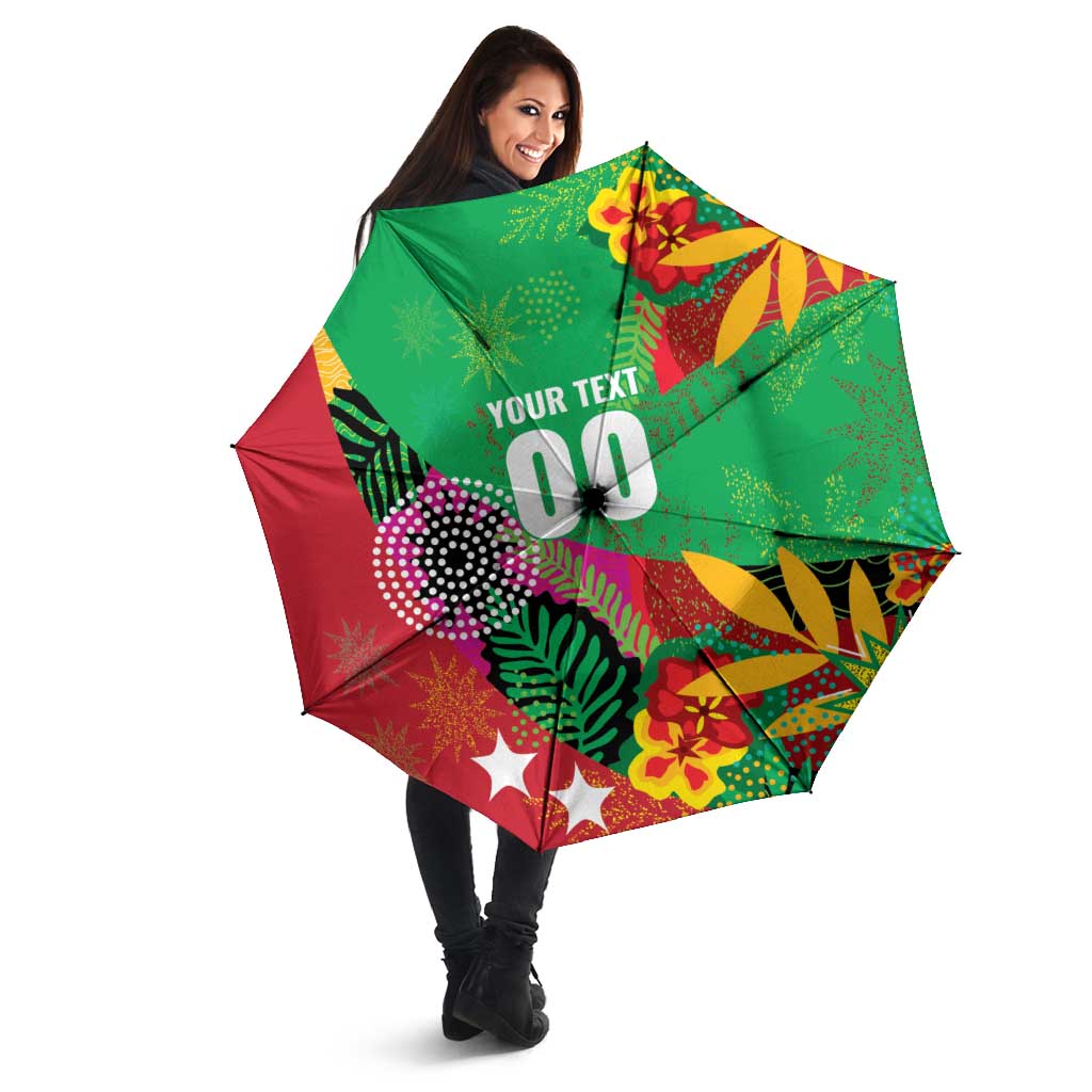 Custom Caribbean Cricket St Kitts and Nevis Umbrella Patriots Reign 2025 - Wonder Print Shop
