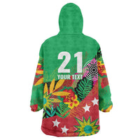 Custom Caribbean Cricket St Kitts and Nevis Wearable Blanket Hoodie Patriots Reign 2025 - Wonder Print Shop