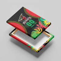 Custom Caribbean Cricket St Kitts and Nevis Canvas Wall Art Two Islands One Fire Patriots Crown 2025 - Black - Wonder Print Shop