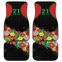 Custom Caribbean Cricket St Kitts and Nevis Car Mats Two Islands One Fire Patriots Crown 2025 - Black - Wonder Print Shop