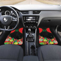 Custom Caribbean Cricket St Kitts and Nevis Car Mats Two Islands One Fire Patriots Crown 2025 - Black - Wonder Print Shop