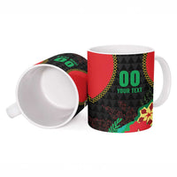 Custom Caribbean Cricket St Kitts and Nevis Ceramic Mug Two Islands One Fire Patriots Crown 2025 - Black - Wonder Print Shop