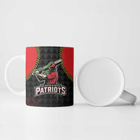Custom Caribbean Cricket St Kitts and Nevis Ceramic Mug Two Islands One Fire Patriots Crown 2025 - Black - Wonder Print Shop