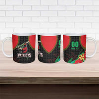 Custom Caribbean Cricket St Kitts and Nevis Ceramic Mug Two Islands One Fire Patriots Crown 2025 - Black - Wonder Print Shop