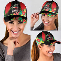 Custom Caribbean Cricket St Kitts and Nevis Classic Cap Two Islands One Fire Patriots Crown 2025 - Black - Wonder Print Shop