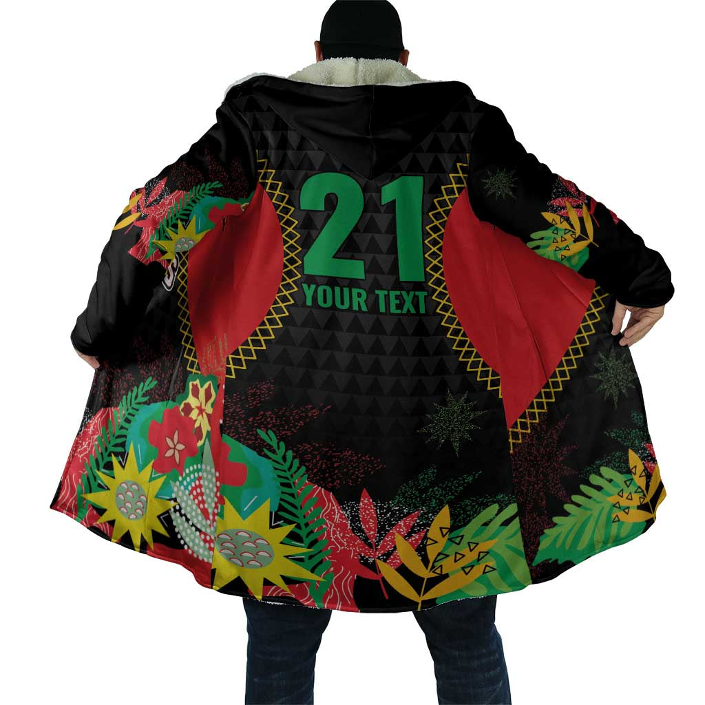 Custom Caribbean Cricket St Kitts and Nevis Cloak Two Islands One Fire Patriots Crown 2025 - Black - Wonder Print Shop