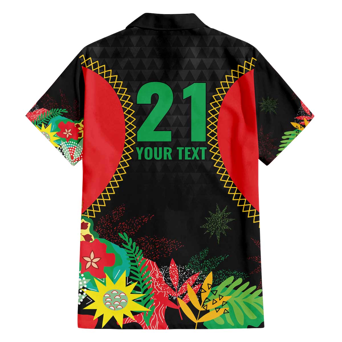 Custom Caribbean Cricket St Kitts and Nevis Family Matching Off The Shoulder Long Sleeve Dress and Hawaiian Shirt Two Islands One Fire Patriots Crown 2025 - Black - Wonder Print Shop