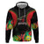 Custom Caribbean Cricket St Kitts and Nevis Hoodie Two Islands One Fire Patriots Crown 2025 - Black - Wonder Print Shop