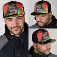 Caribbean Cricket St Kitts and Nevis Mesh Trucker Cap Two Islands One Fire Patriots Crown 2025 - Black - Wonder Print Shop