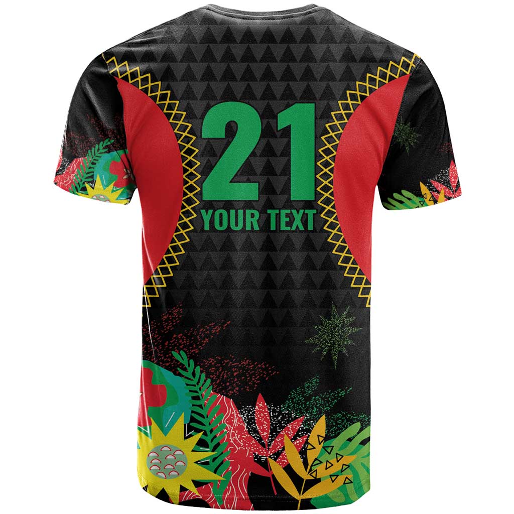 Custom Caribbean Cricket St Kitts and Nevis T Shirt Two Islands One Fire Patriots Crown 2025 - Black - Wonder Print Shop