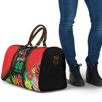 Custom Caribbean Cricket St Kitts and Nevis Travel Bag Two Islands One Fire Patriots Crown 2025 - Black - Wonder Print Shop